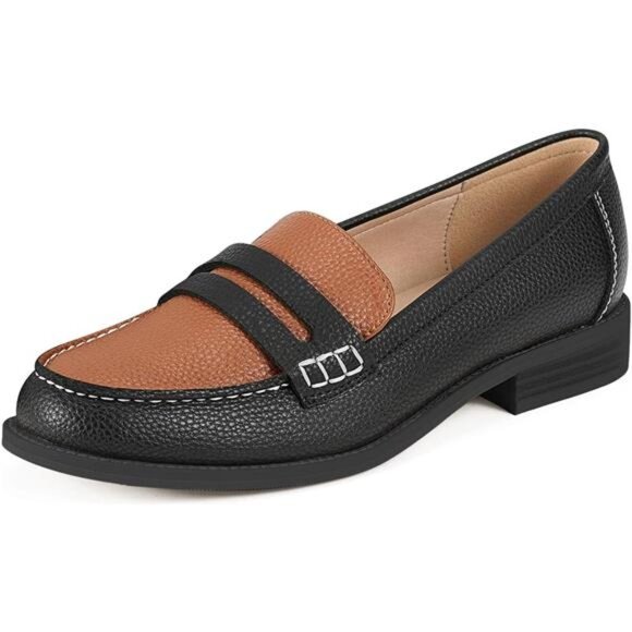 Women's Loafers Classic Slip On Shoes - Picture 1 of 6
